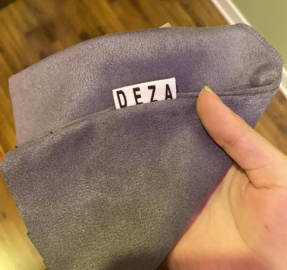 Custom suede boot with DEZA label