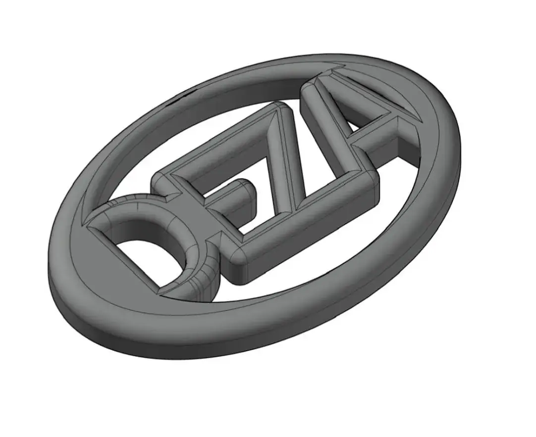 3D model of the DEZA emblem